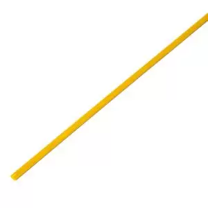 Трубка термоусаживаемая ТУТ 4,0/2,0мм, желтая, упаковка 50шт. по 1м, PROconnect