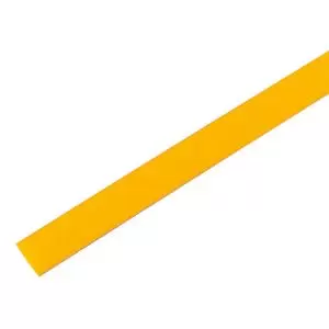 Трубка термоусаживаемая ТУТ 12,0/6,0мм, желтая, упаковка 50шт. по 1м, PROconnect